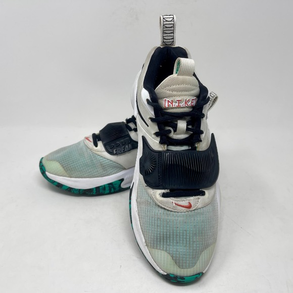 Nike Zoom Freak 3 Sneakers Mens Sz 8 White & Teal 7,0,9:K.5.7 - Picture 8 of 13